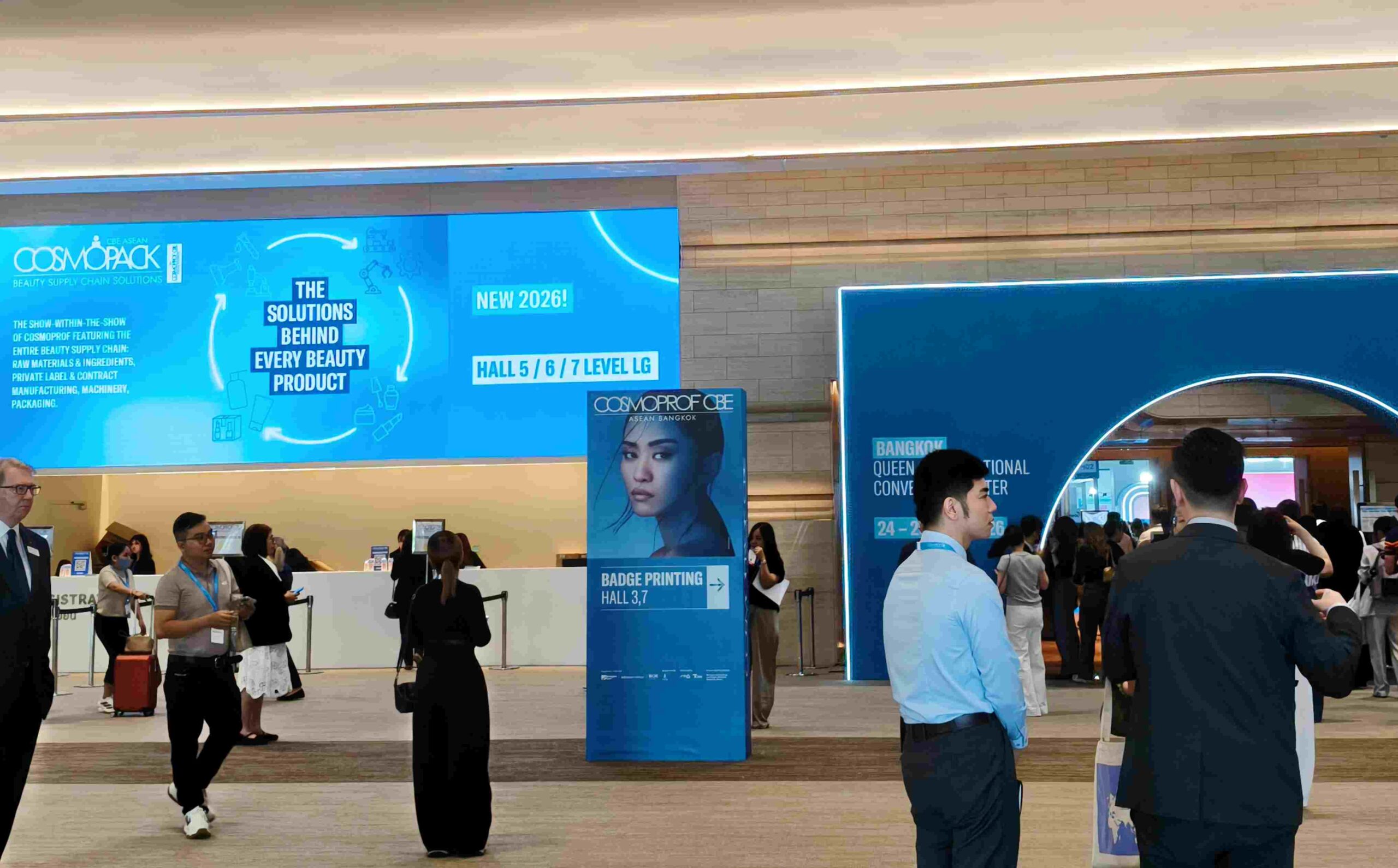 Cosmoprof CBE ASEAN is widely recognized as a leading trade fair for the beauty industry supply chain