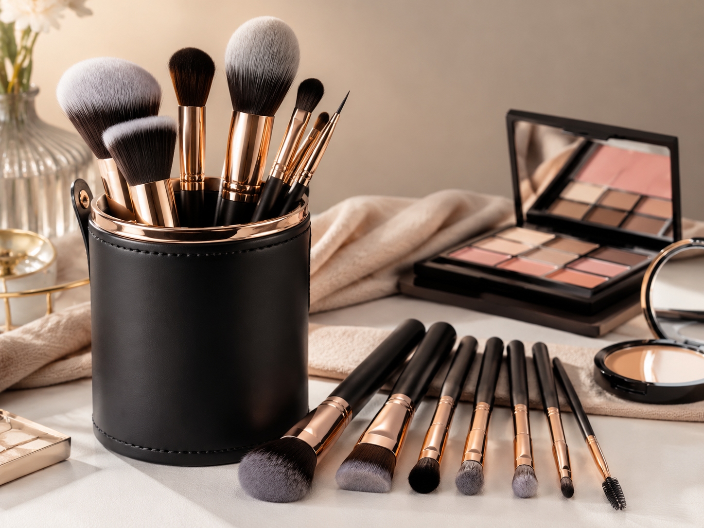 Creating a custom makeup brush set is a smart way to raise the average order value and give a brand a more professional look