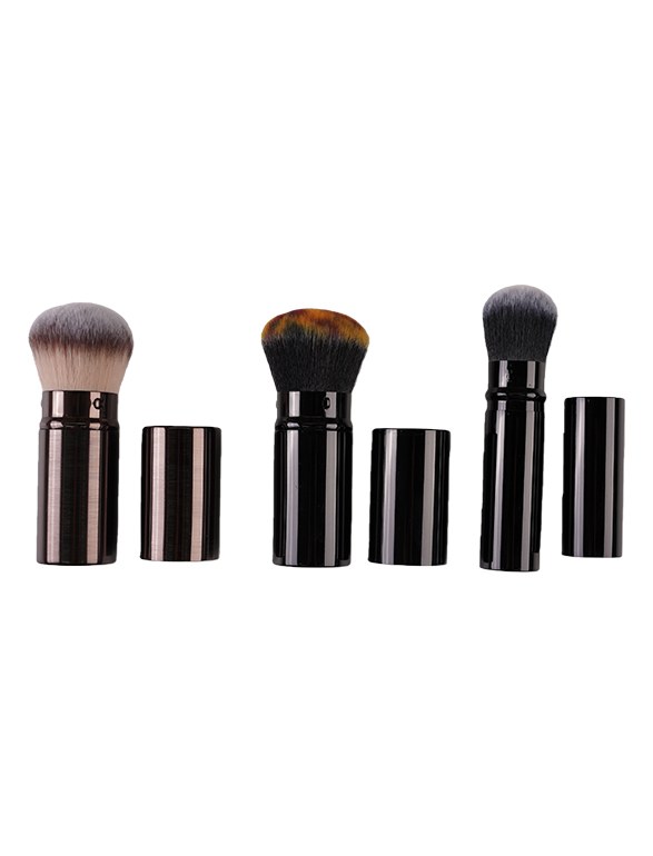compact makeup brush set storage