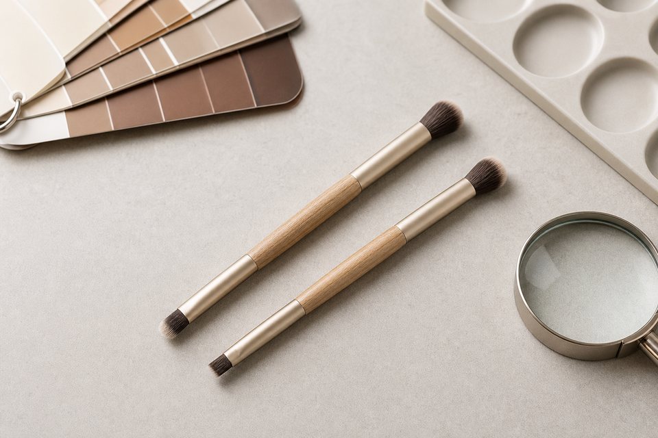 dual-ended-makeup-brush-sample-inspection