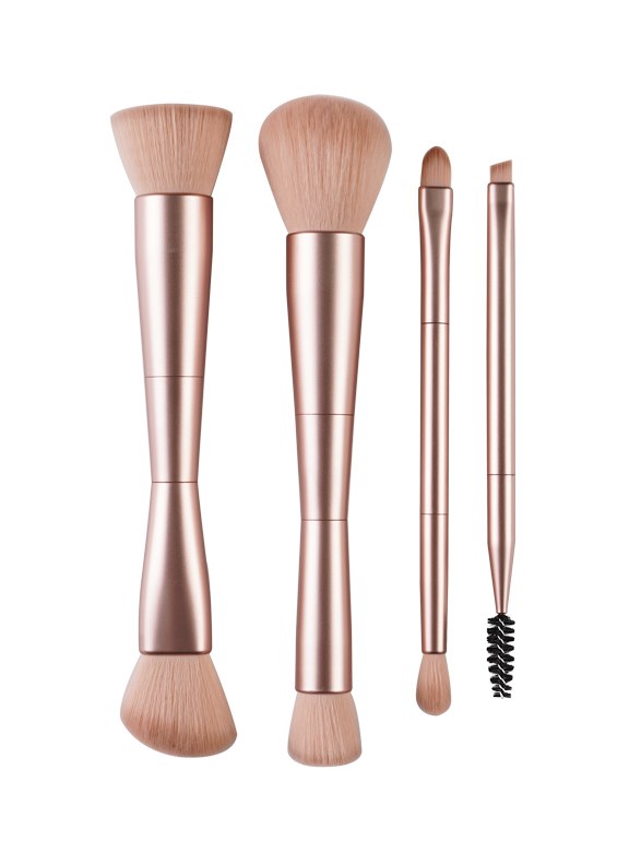 synthetic bristles and handle finishes
